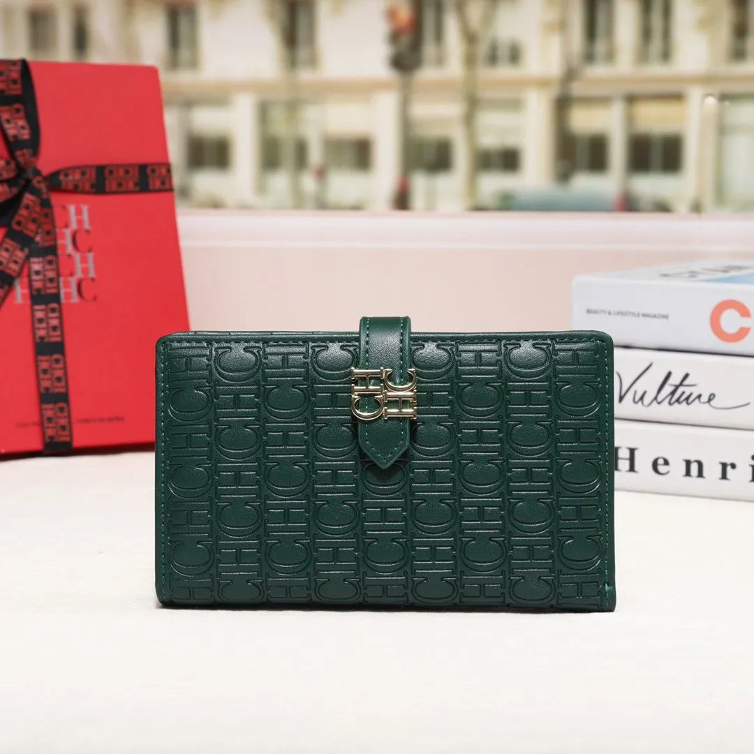 Luxury Embossed Long Wallet