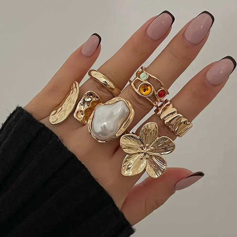 Baroque Flower Ring