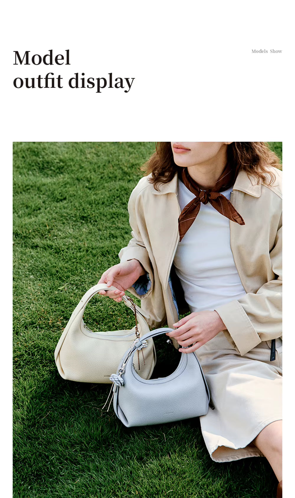 LA FESTIN Half Moon Crossbody Bag