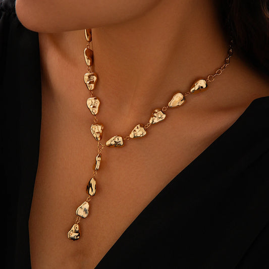 Y-Shaped Tassel Pendant Necklace