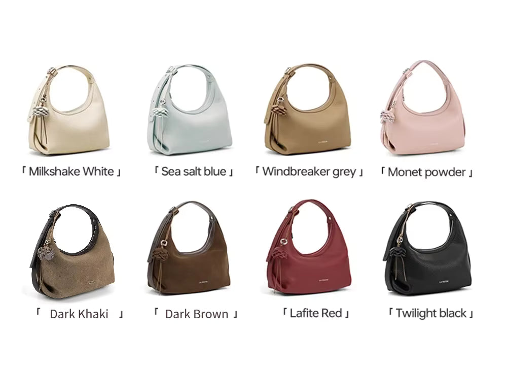 LA FESTIN Half Moon Crossbody Bag