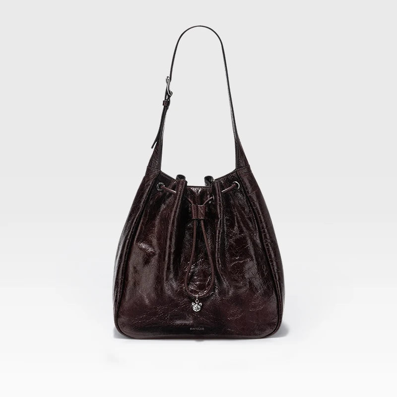 Classic Leather Shoulder Tote