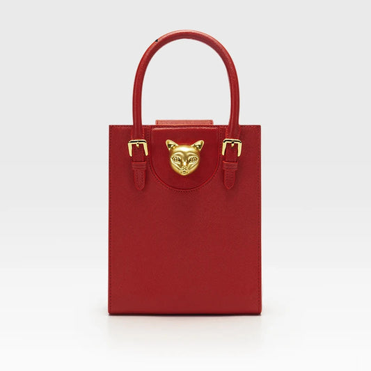 BAFELLI Mini Leather Tote Crossbody Bag