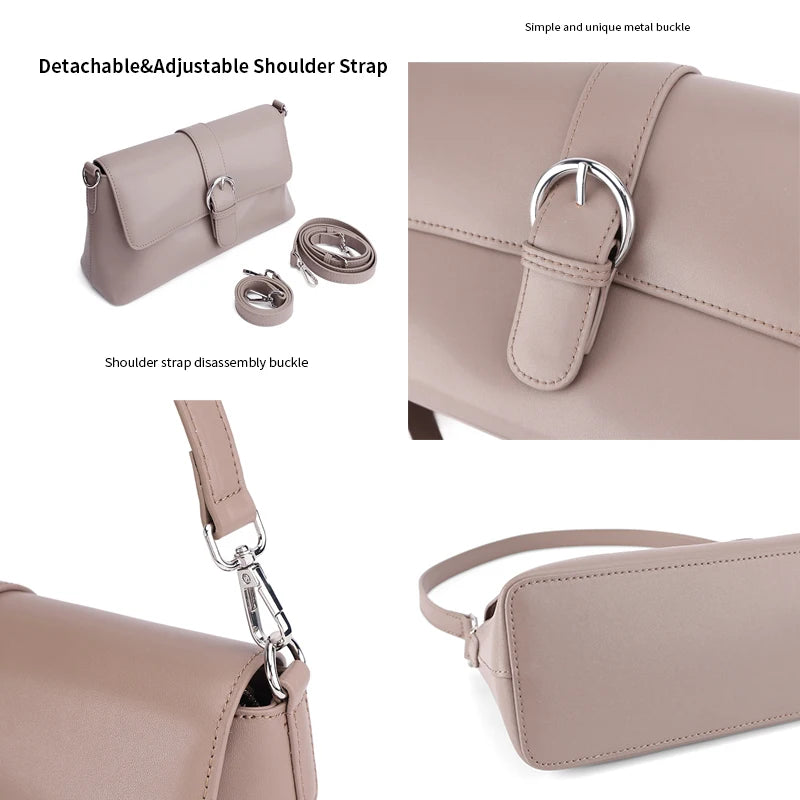Genuine Leather Mini Crossbody Bag