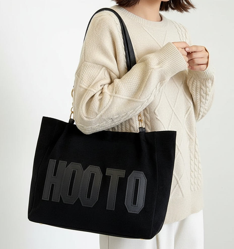 Solid Color Shoulder Bag