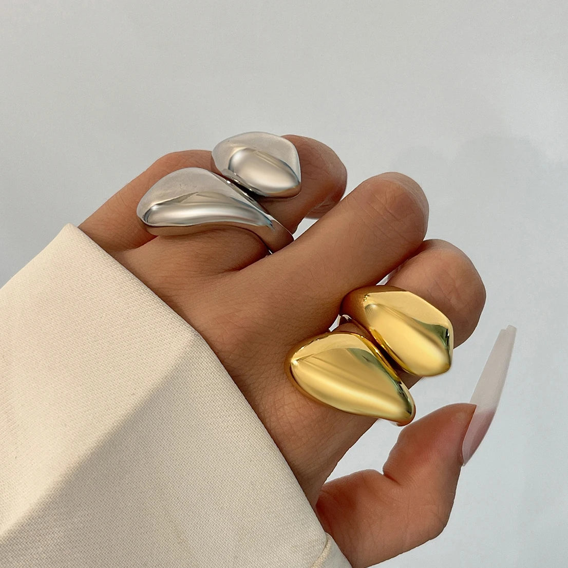 Snake Water Drop Ring