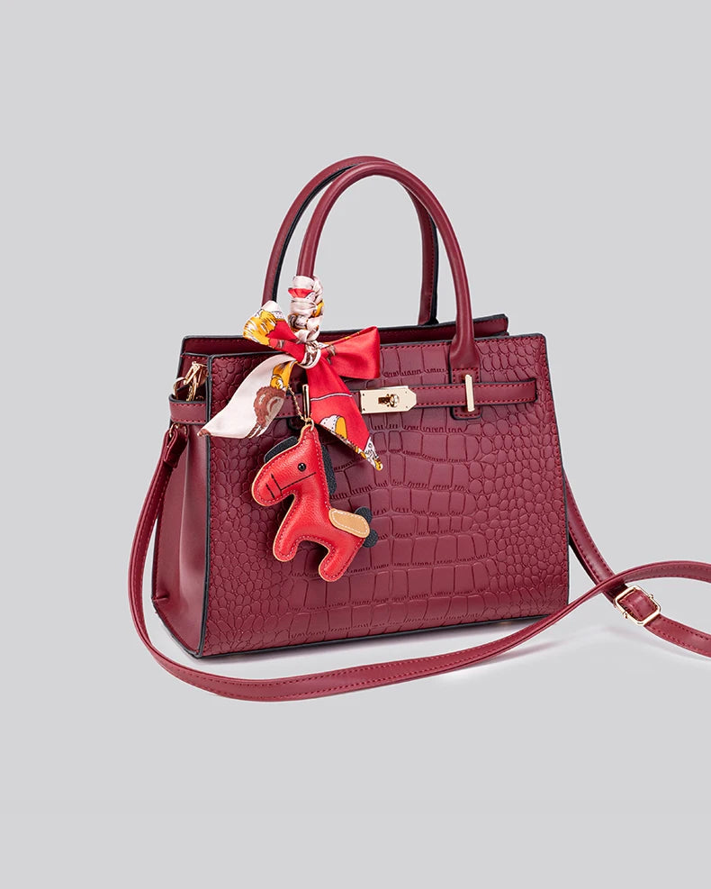 Large Capacity PU Crossbody Bag
