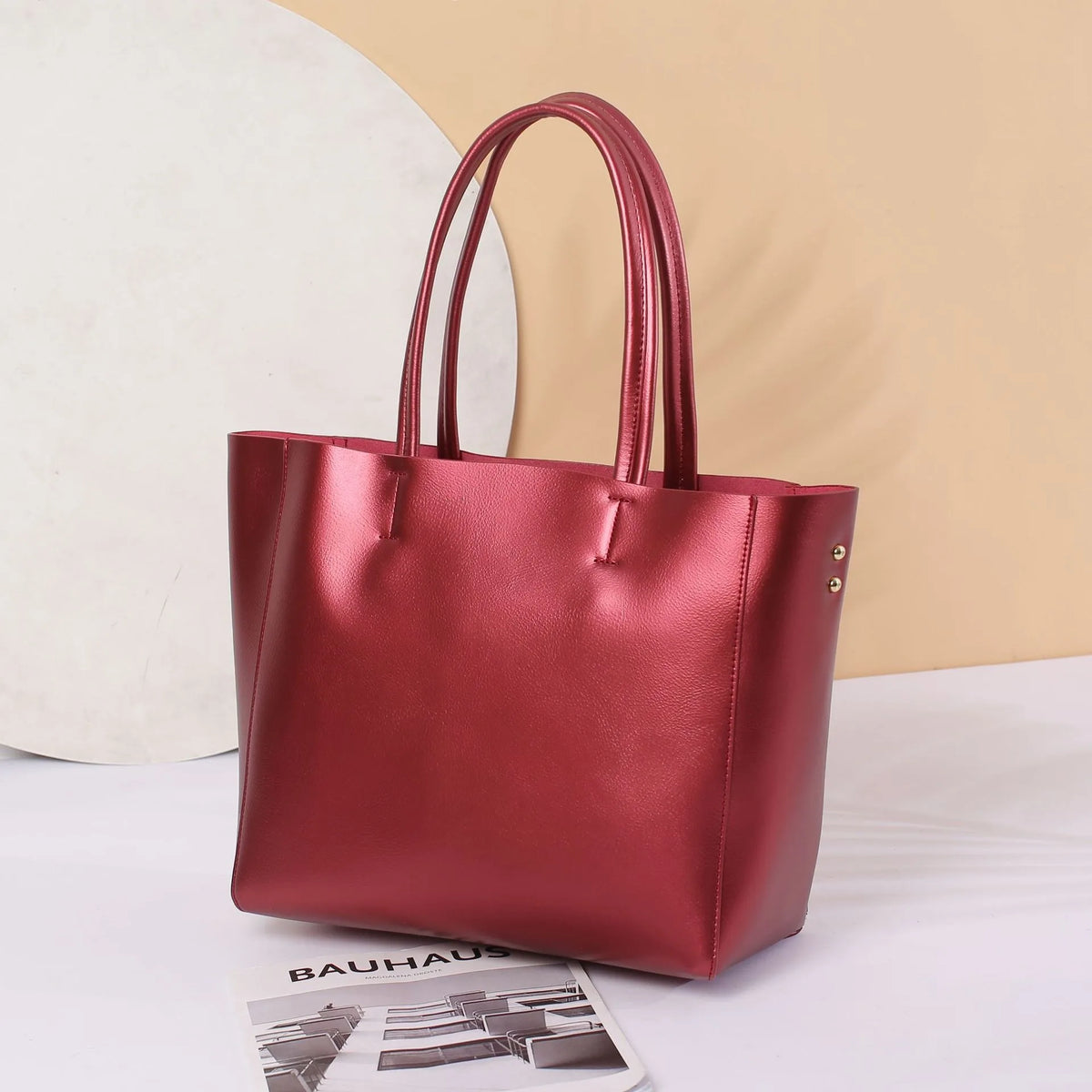 Zency Everyday Leather Shoulder Tote