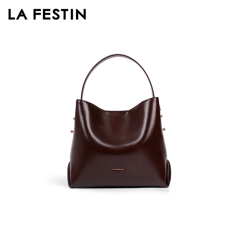 LA FESTIN Bucket Shoulder Tote Bag