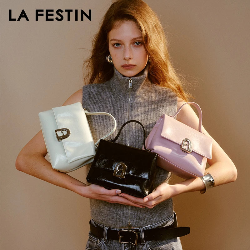 LA FESTIN Mini Leather Crossbody Bag