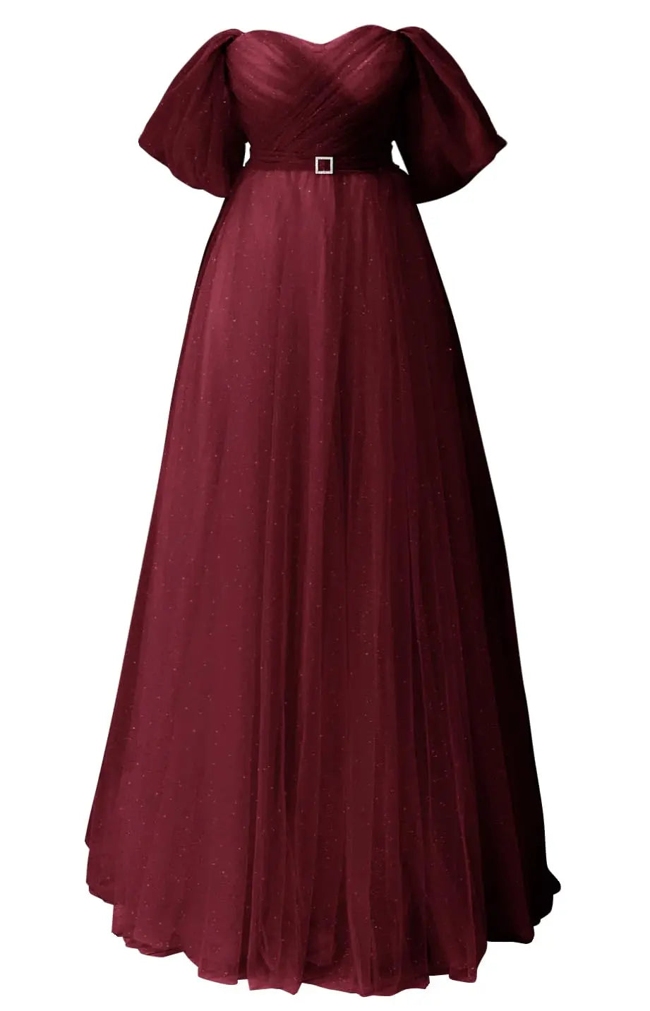 Glitter Tulle Prom Dresses Off The Shoulder Sweetheart Puffy Long Evening Gowns for Women 2026 Elegant Dress Wedding Party