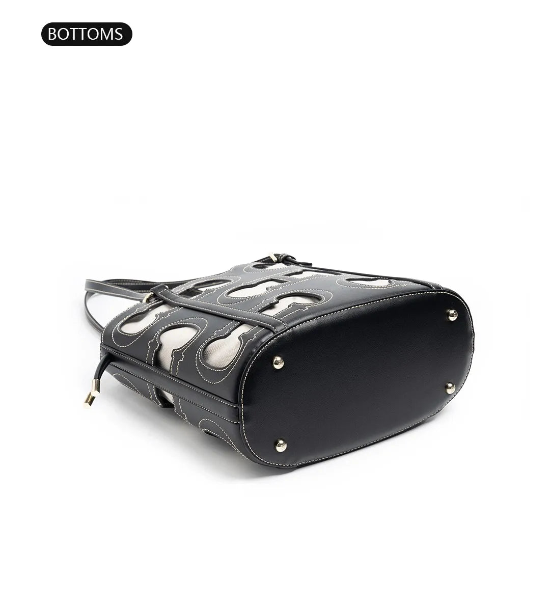 CH Women's Shoulder Bag High-end Brand Fashionable Hollow Design Women's Handbag Large Capacity Simple Solid Color