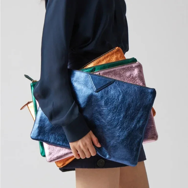 Elegant PU Leather Envelope Clutch Bag for Women