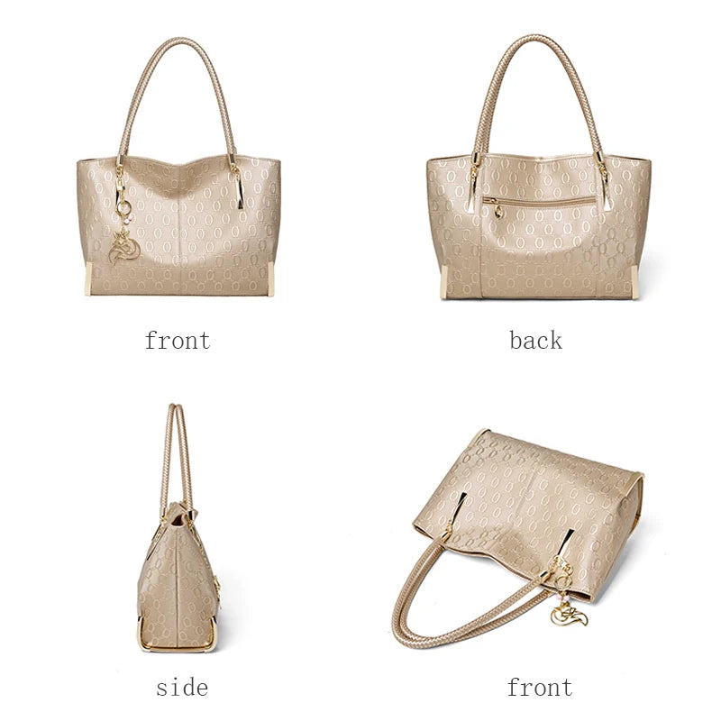FOXER Women’s Large Leather Tote Bag