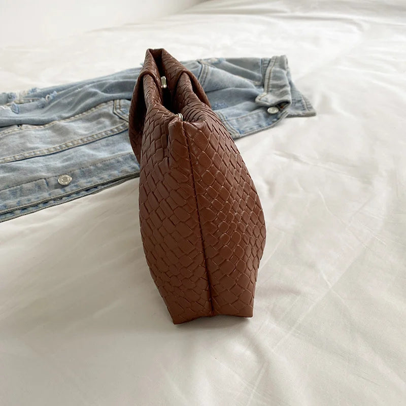 Retro Woven Tote Bag