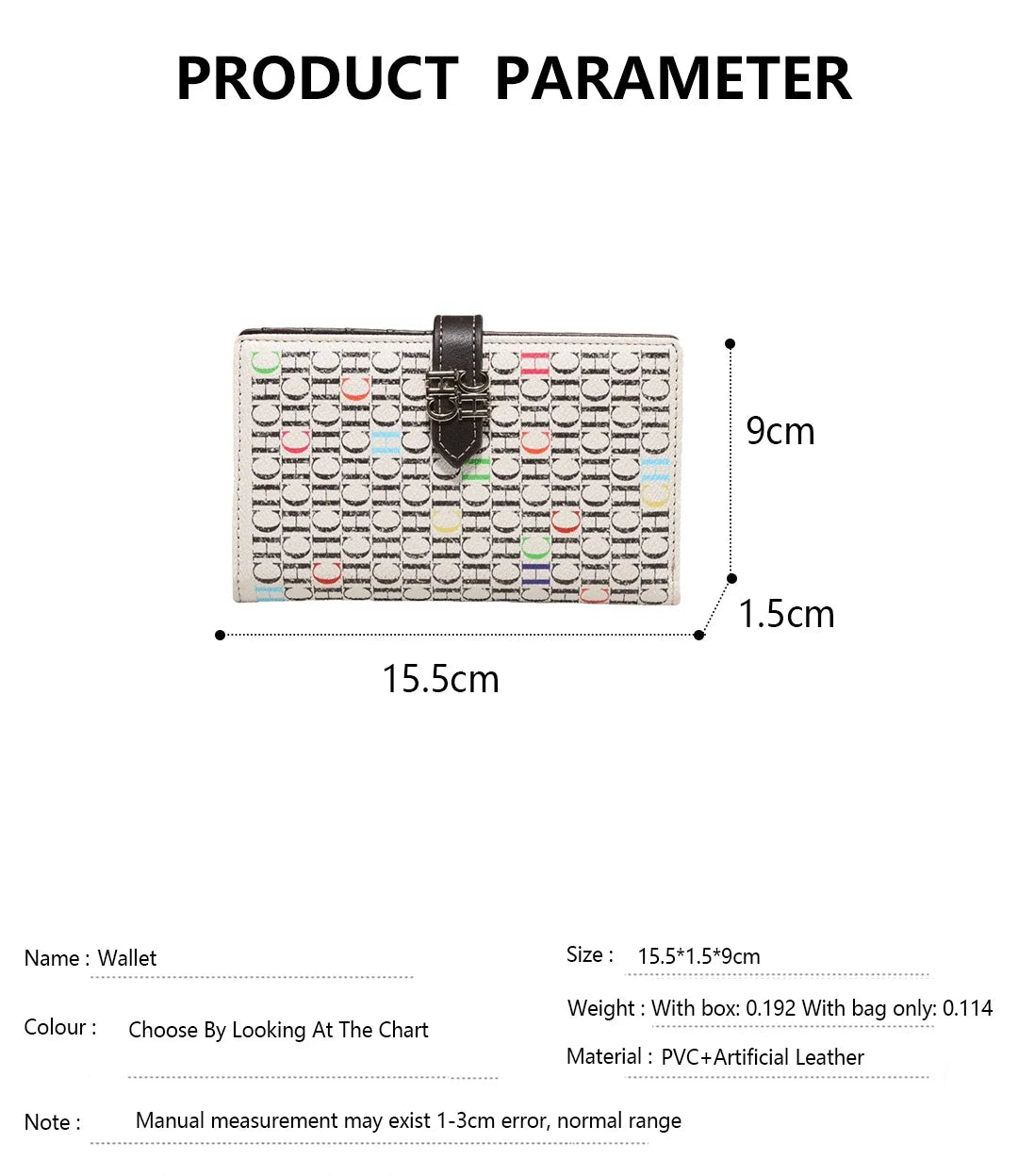 Luxury Embossed Long Wallet
