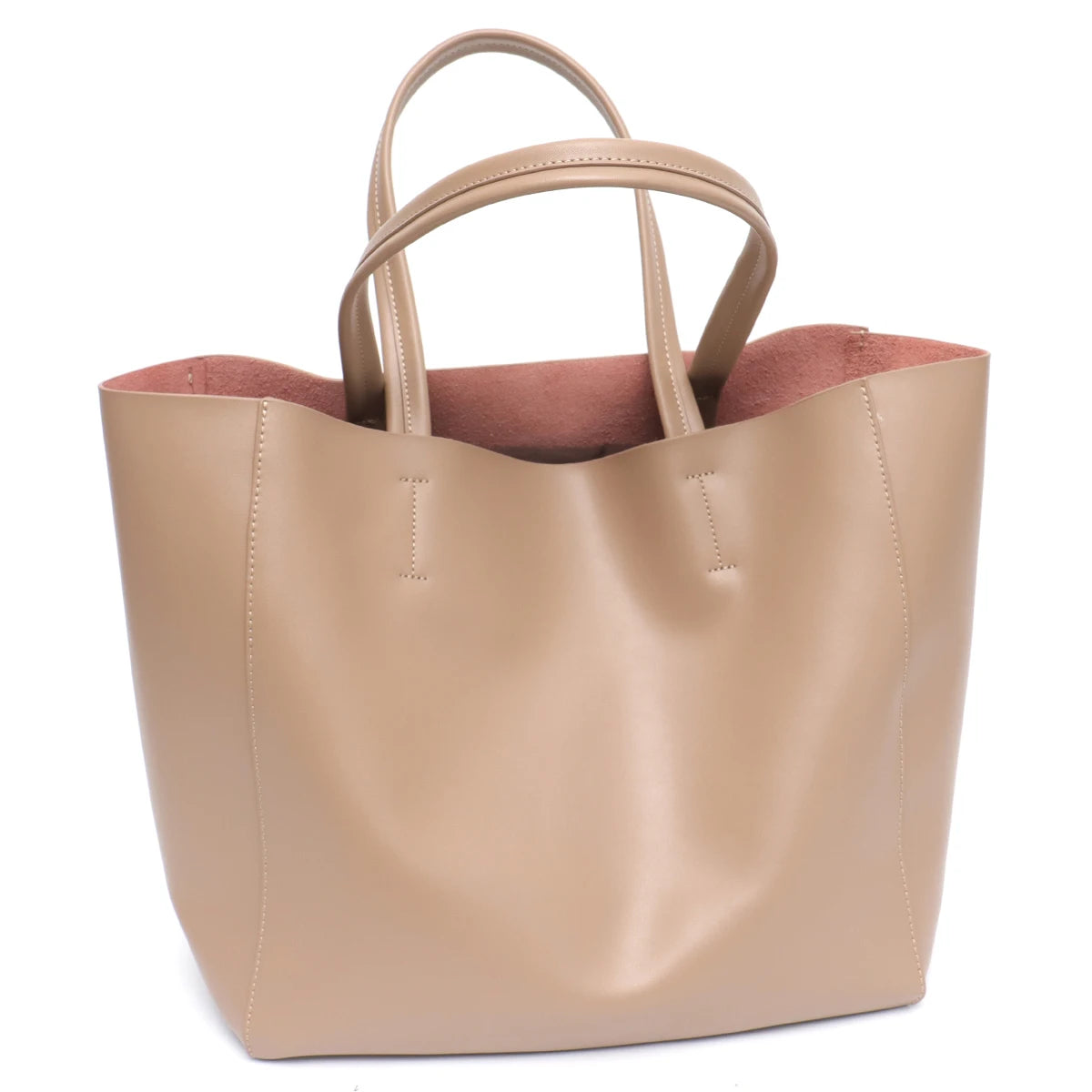Large Capacity Leather Tote Bag