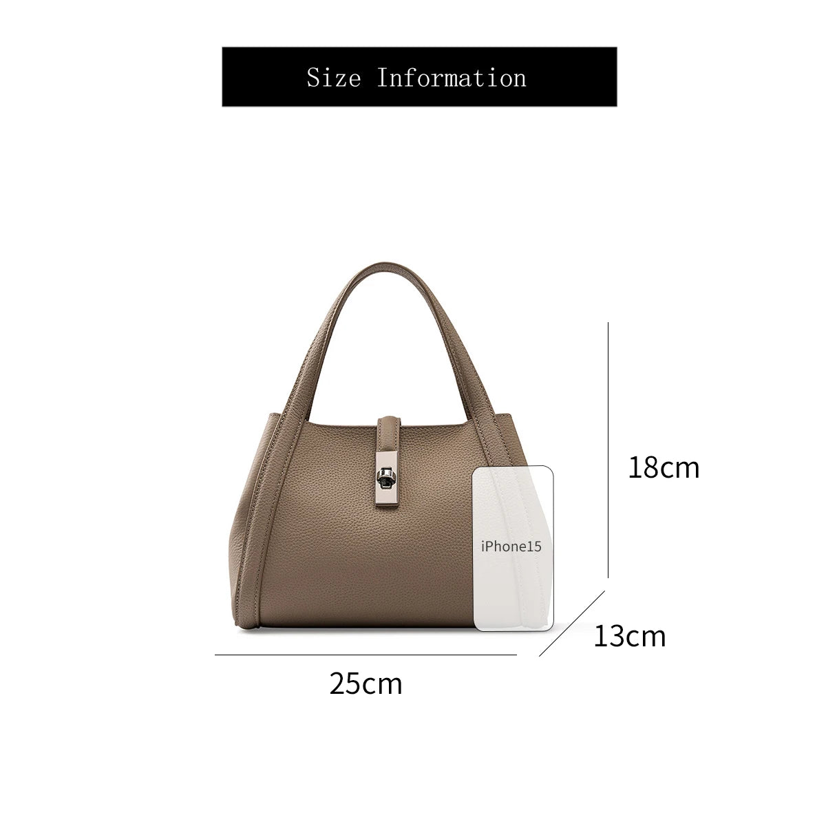 FOXER Genuine Leather Mini Handbag