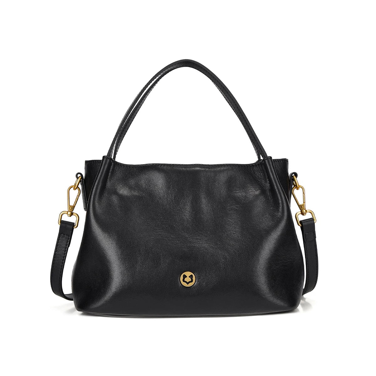 FOXER Slouchy Cowhide Leather Hobo Bag