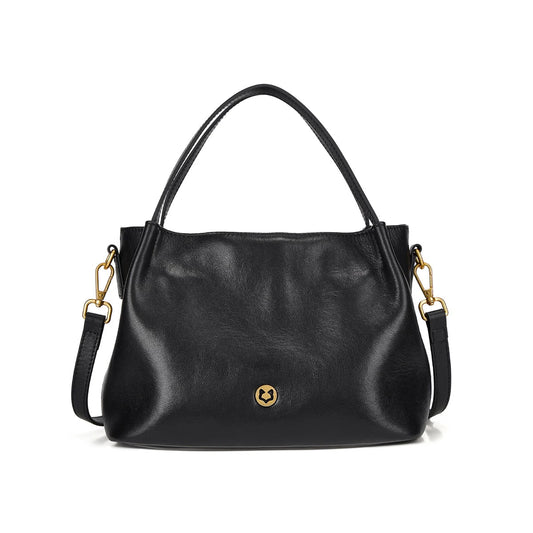 FOXER Slouchy Cowhide Leather Hobo Bag