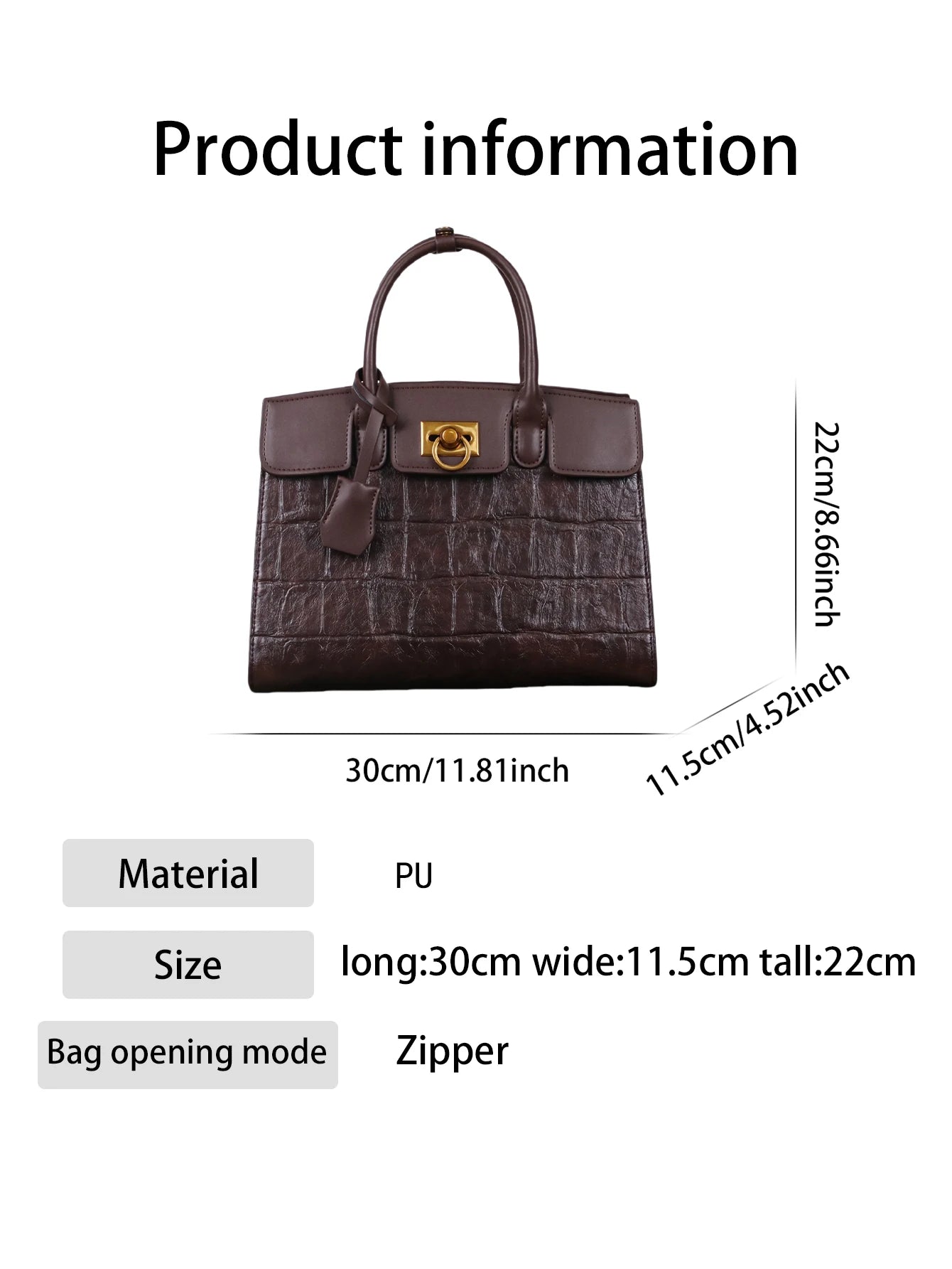 Patent Leopard Print Tote Bag