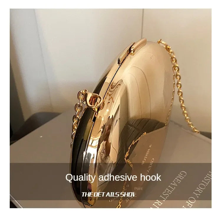 Acrylic Shell Evening Clutch Bag