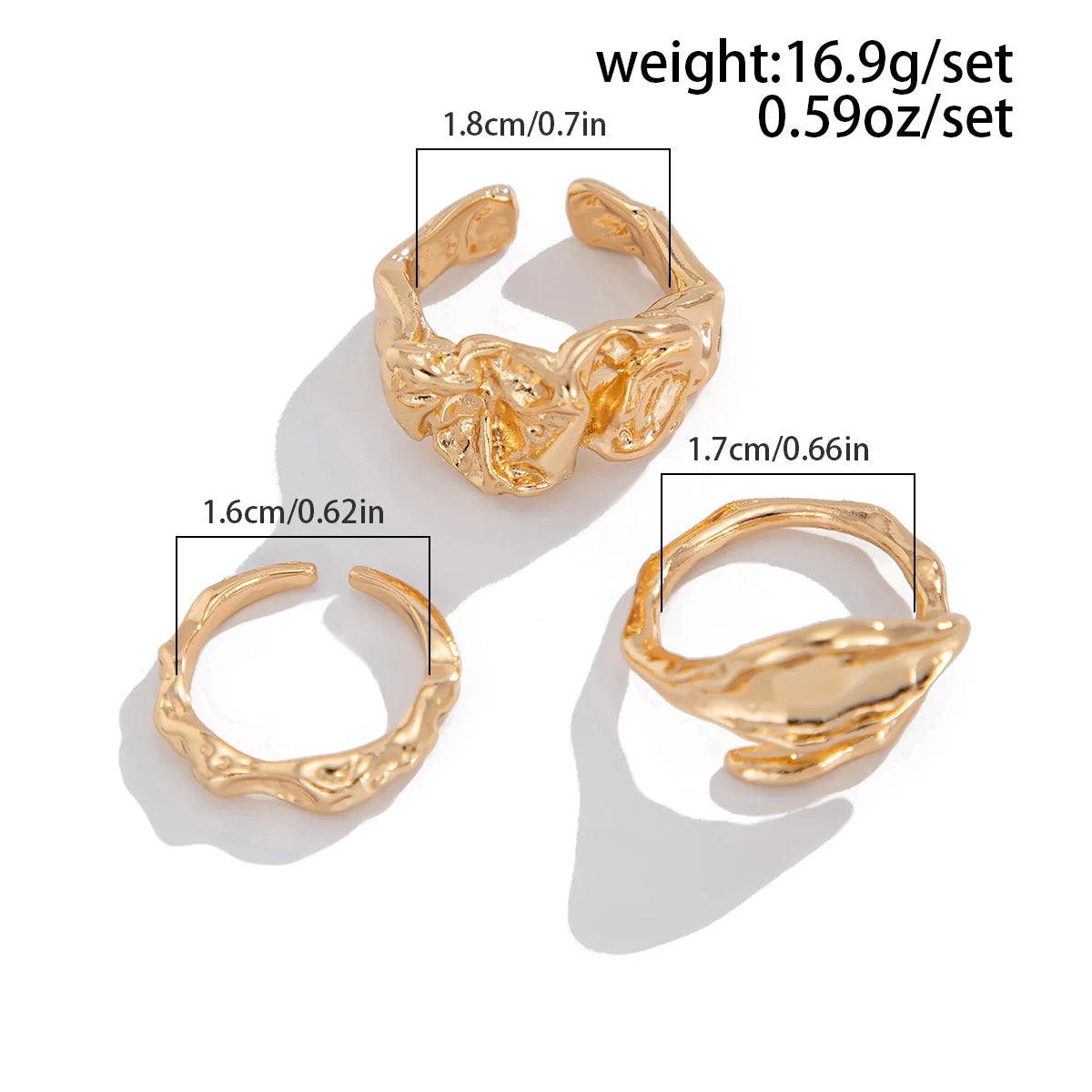 Sun & Starfish Ring Set