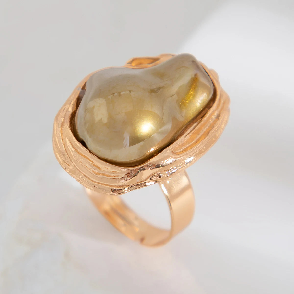 Baroque Pearl Ring