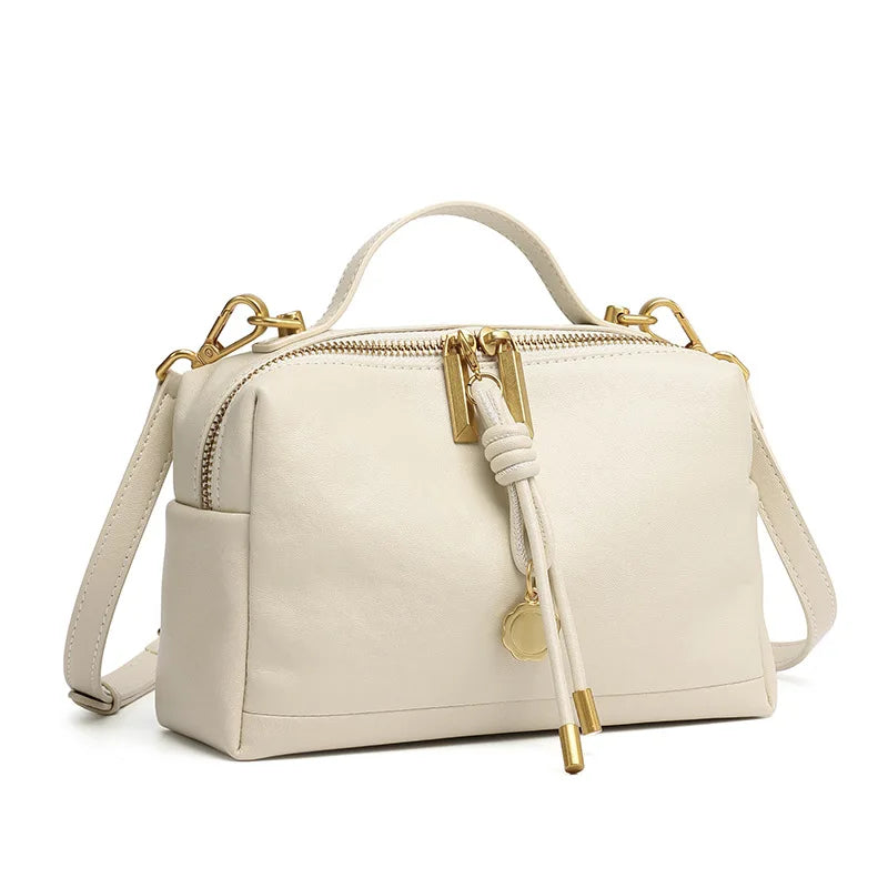 YANATARI Cowhide Leather Satchel 2026