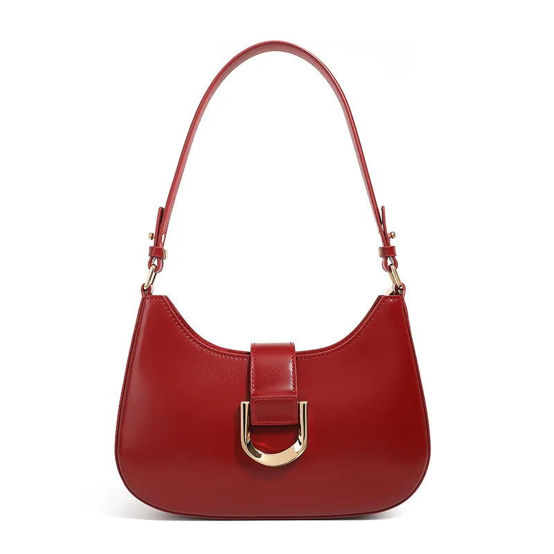Zency Leather Top-Handle Shoulder Bag