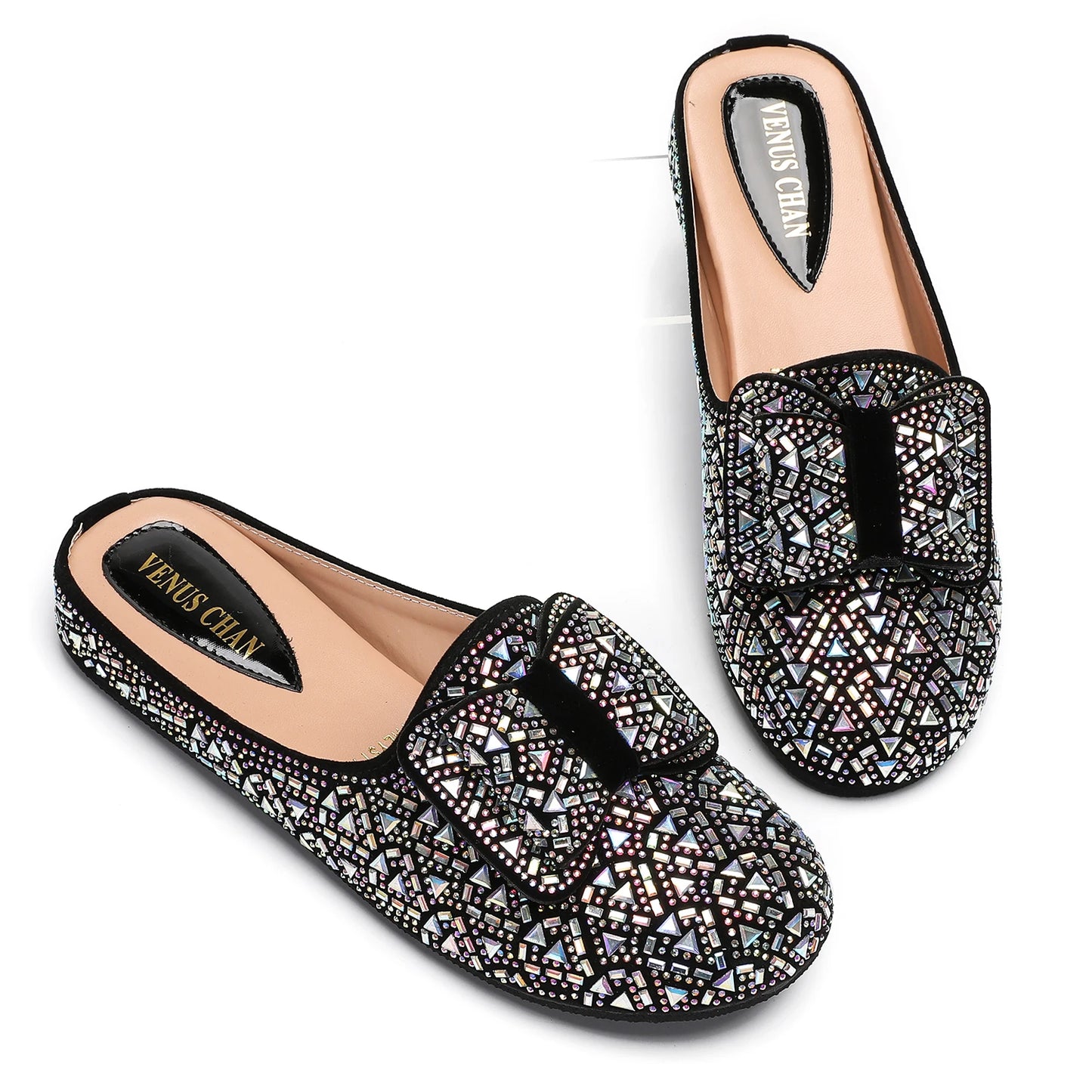 Nigeria Gold Color Half Shoes Comfortable Party Slippers Elegant