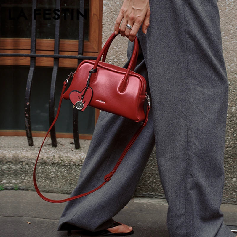 LA FESTIN Small Leather Crossbody Bag