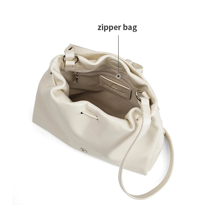 LA FESTIN Leather Shoulder Bag