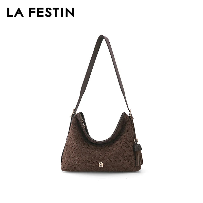 LA FESTIN Large Leather Tote Bag