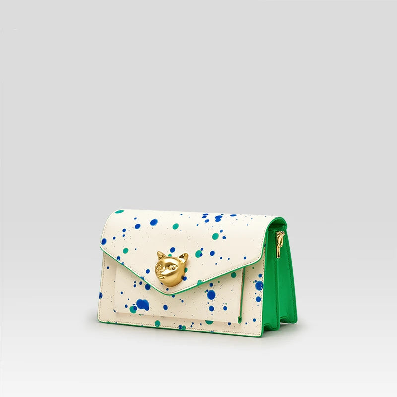 Leather Flap Crossbody Bag