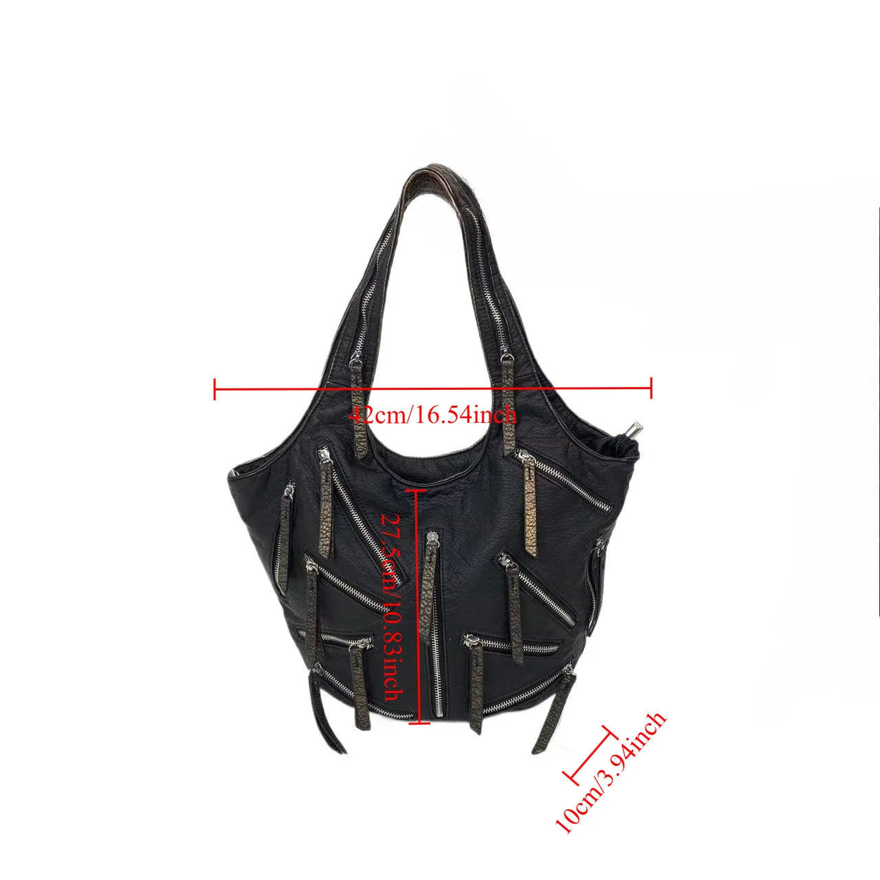 Y2K Vintage Multi-Pocket Shoulder Bag