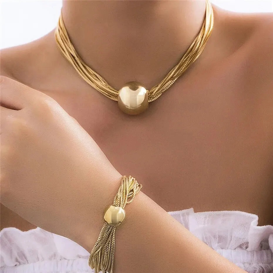 Bohemian Cross Jewelry Set