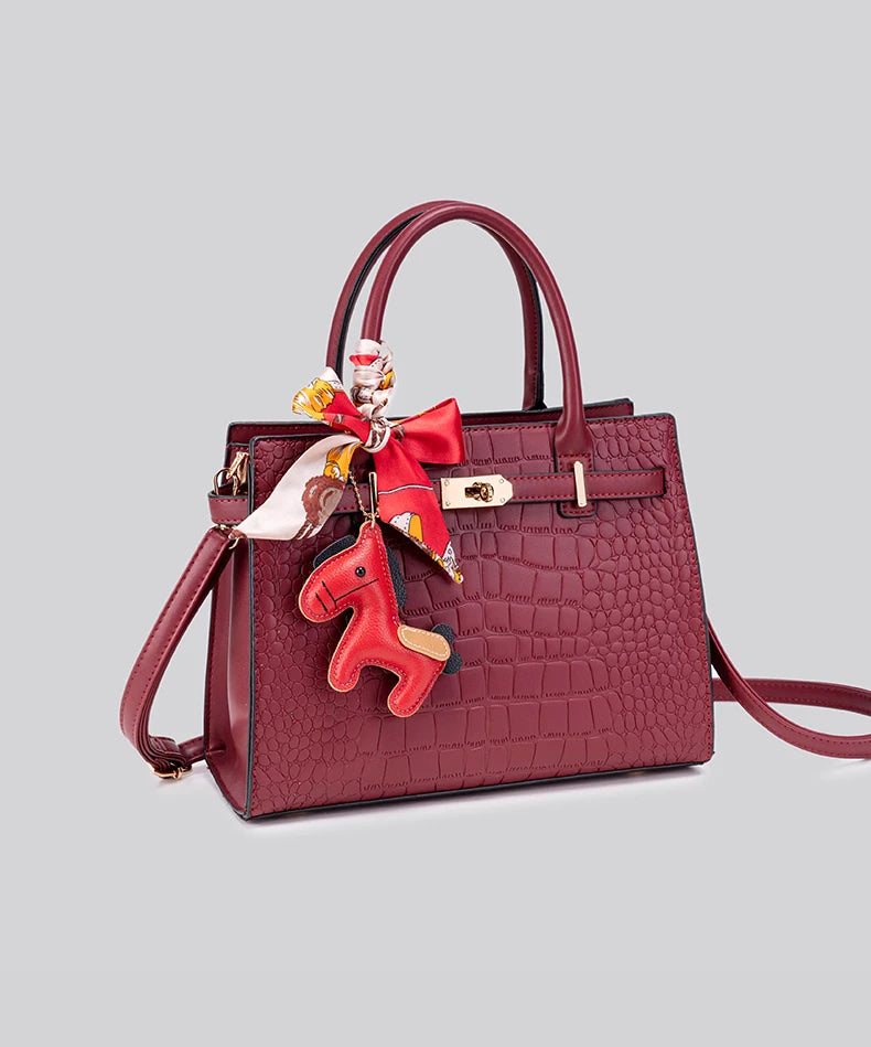 Large Capacity PU Crossbody Bag