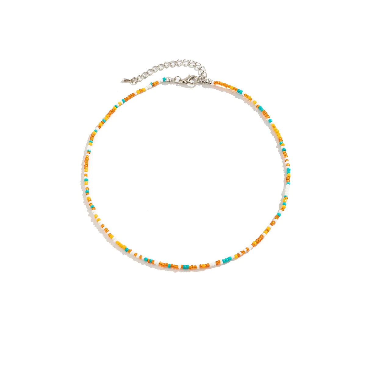 Boho Seed Bead Choker Necklace