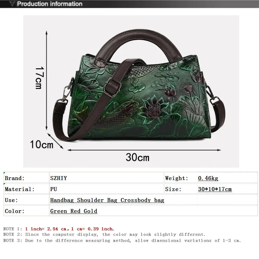 Retro Goldfish Crossbody Shoulder Bag for Women