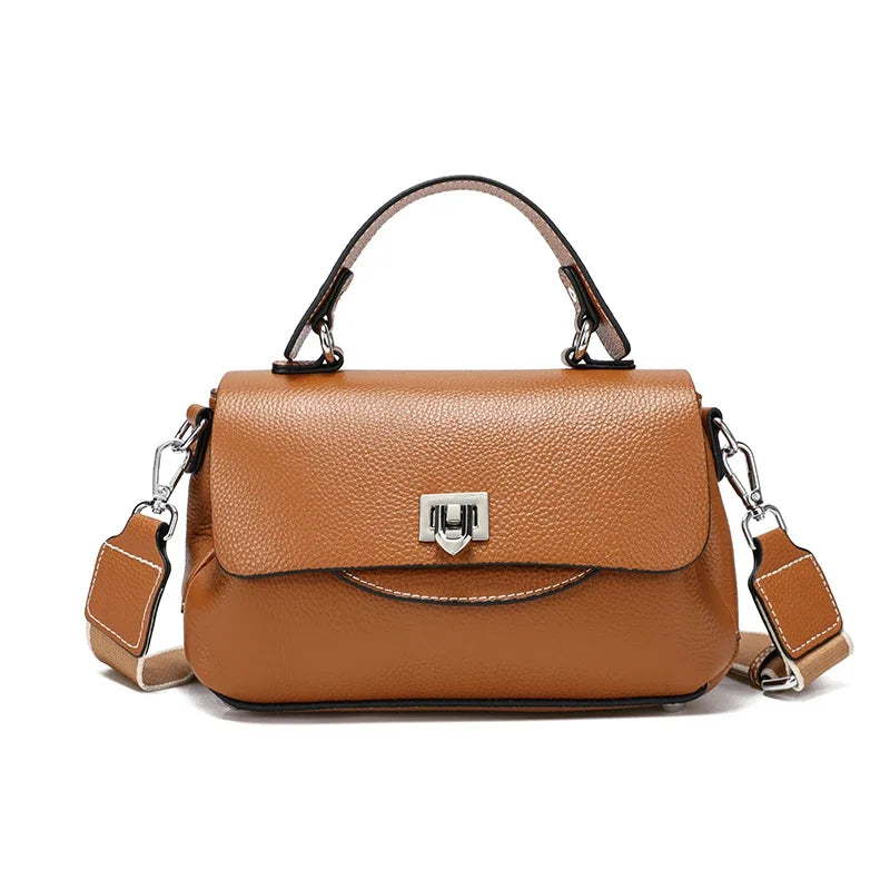 Mini Leather Top Handle Bag