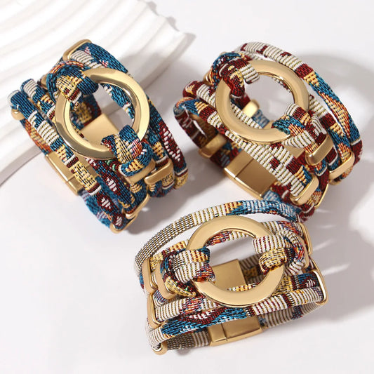 Woven Leather Bracelet
