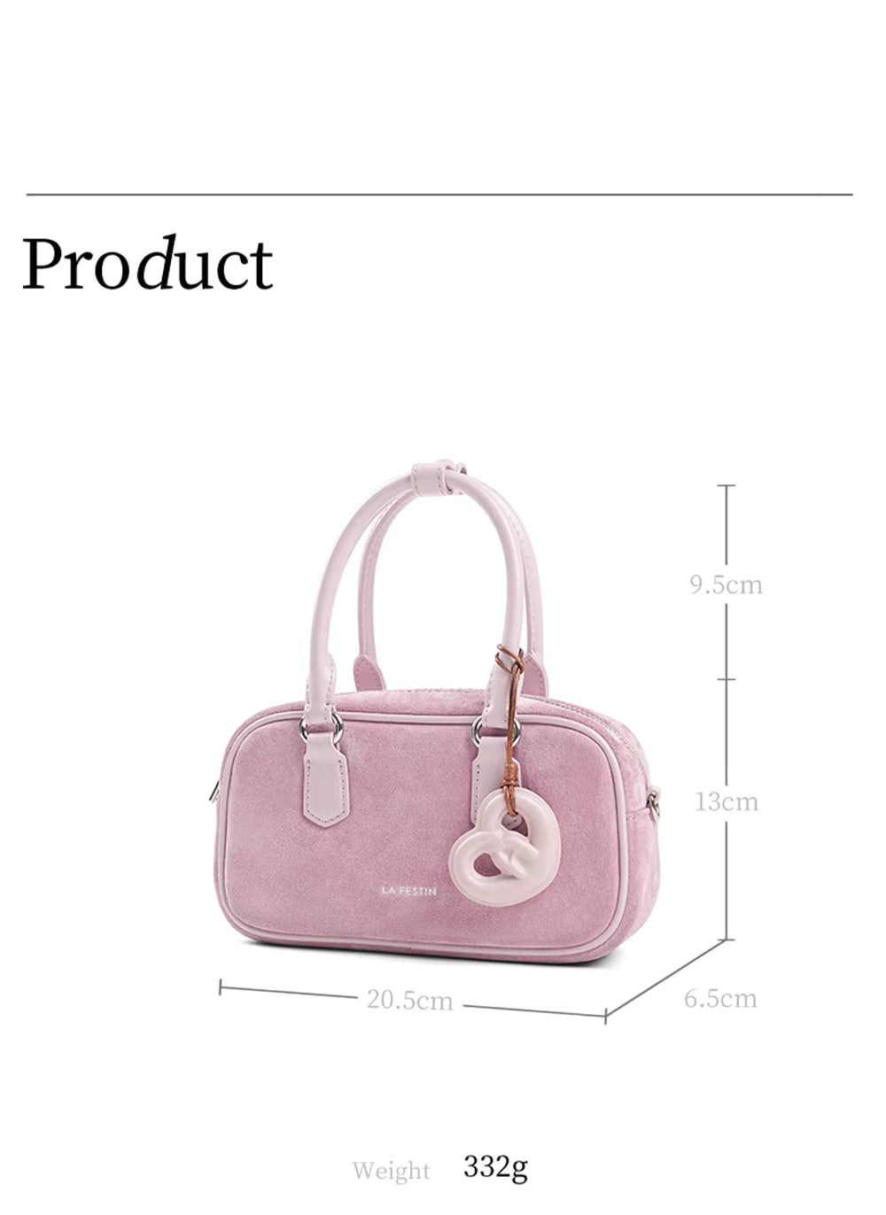 LA FESTIN Leather Crossbody Handbag