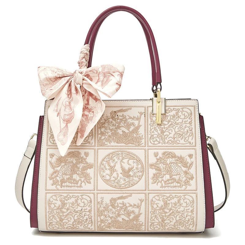 FOXER Office Leather Tote Bag