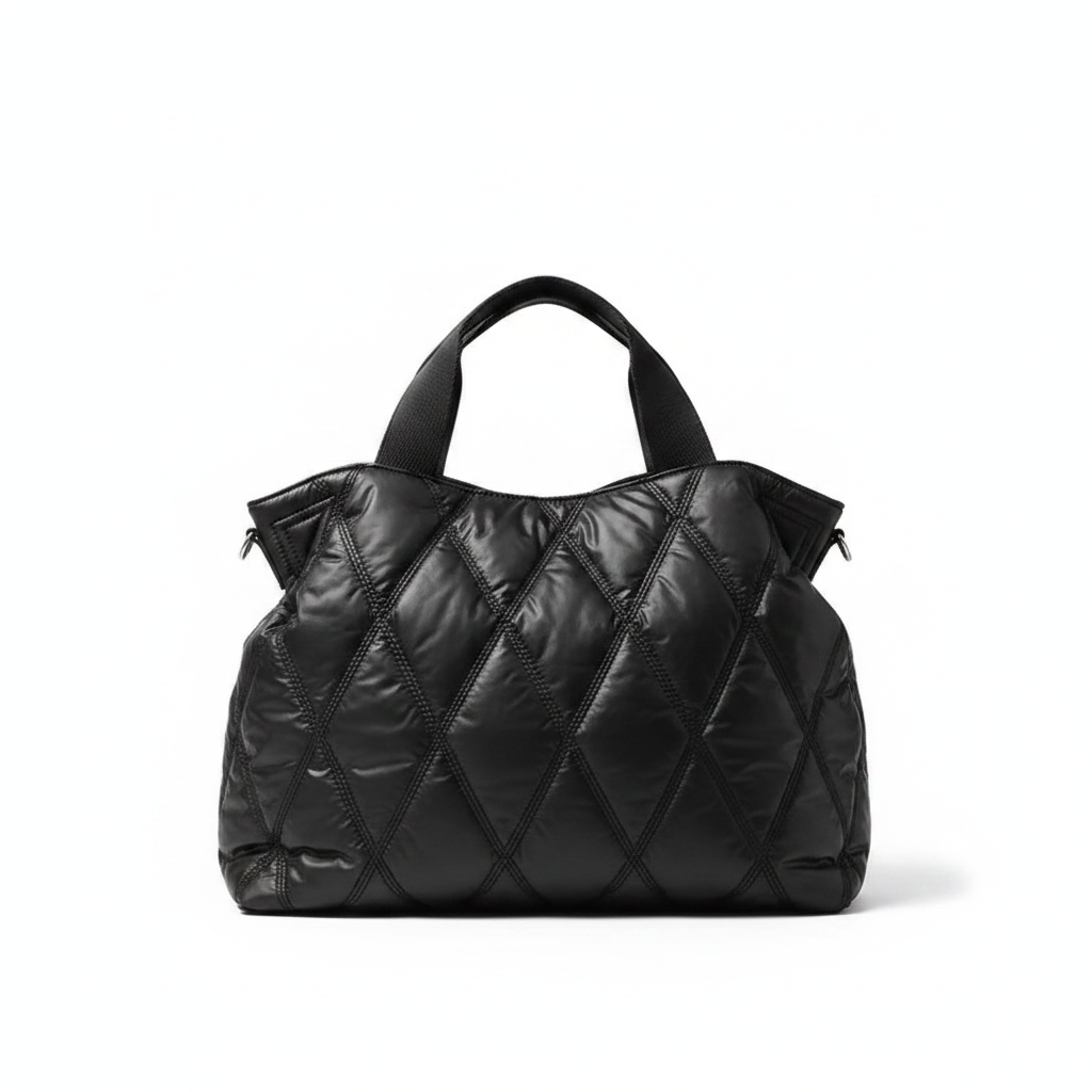 Quilted Puffer Shoulder Bag