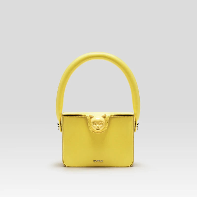 BAFELLI Boxy Leather Flap Shoulder Bag
