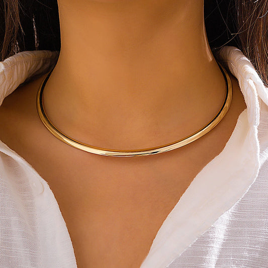 Vintage Gold Torque Choker