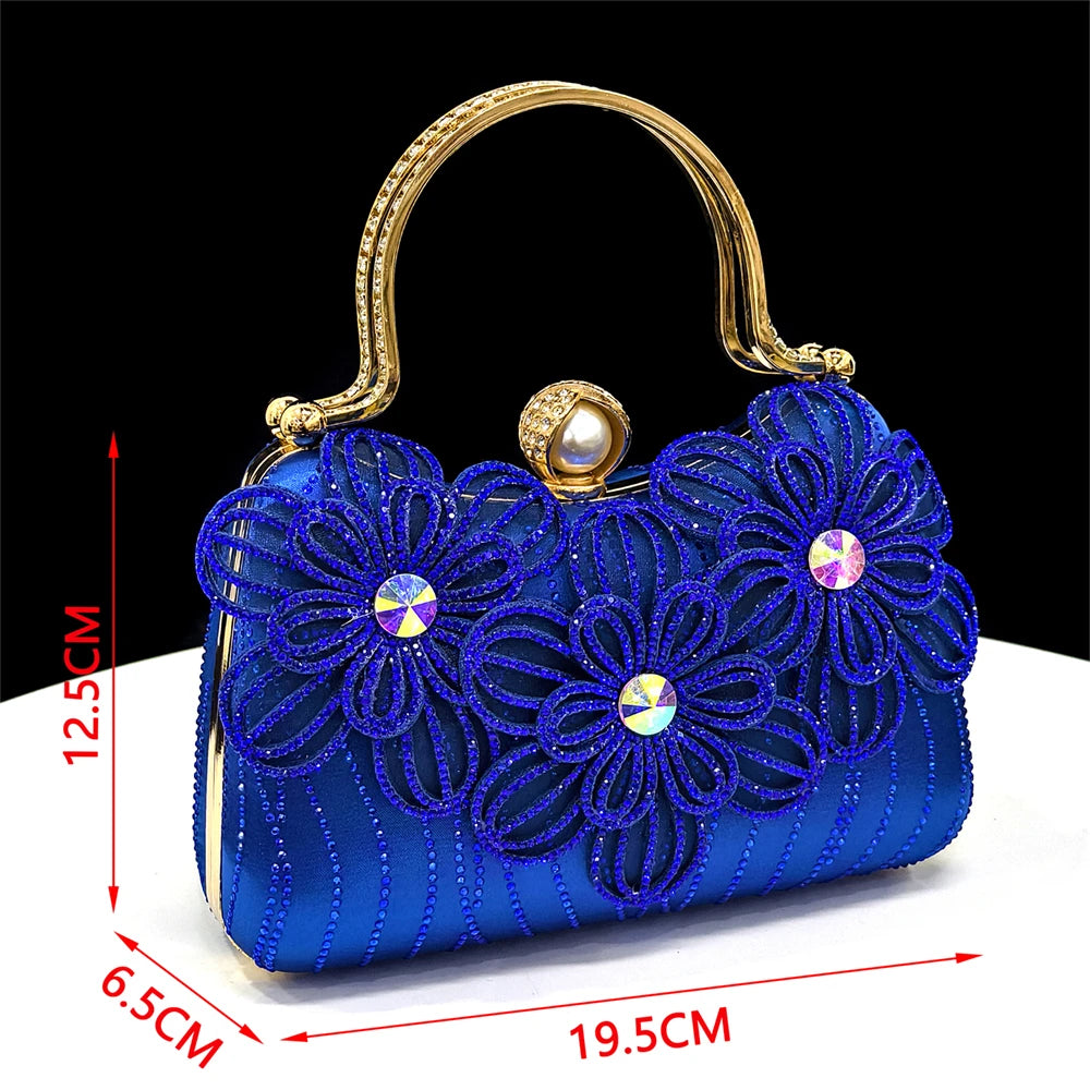 Party Shoes and Bag Heel Decoration Pure Elegant Flower