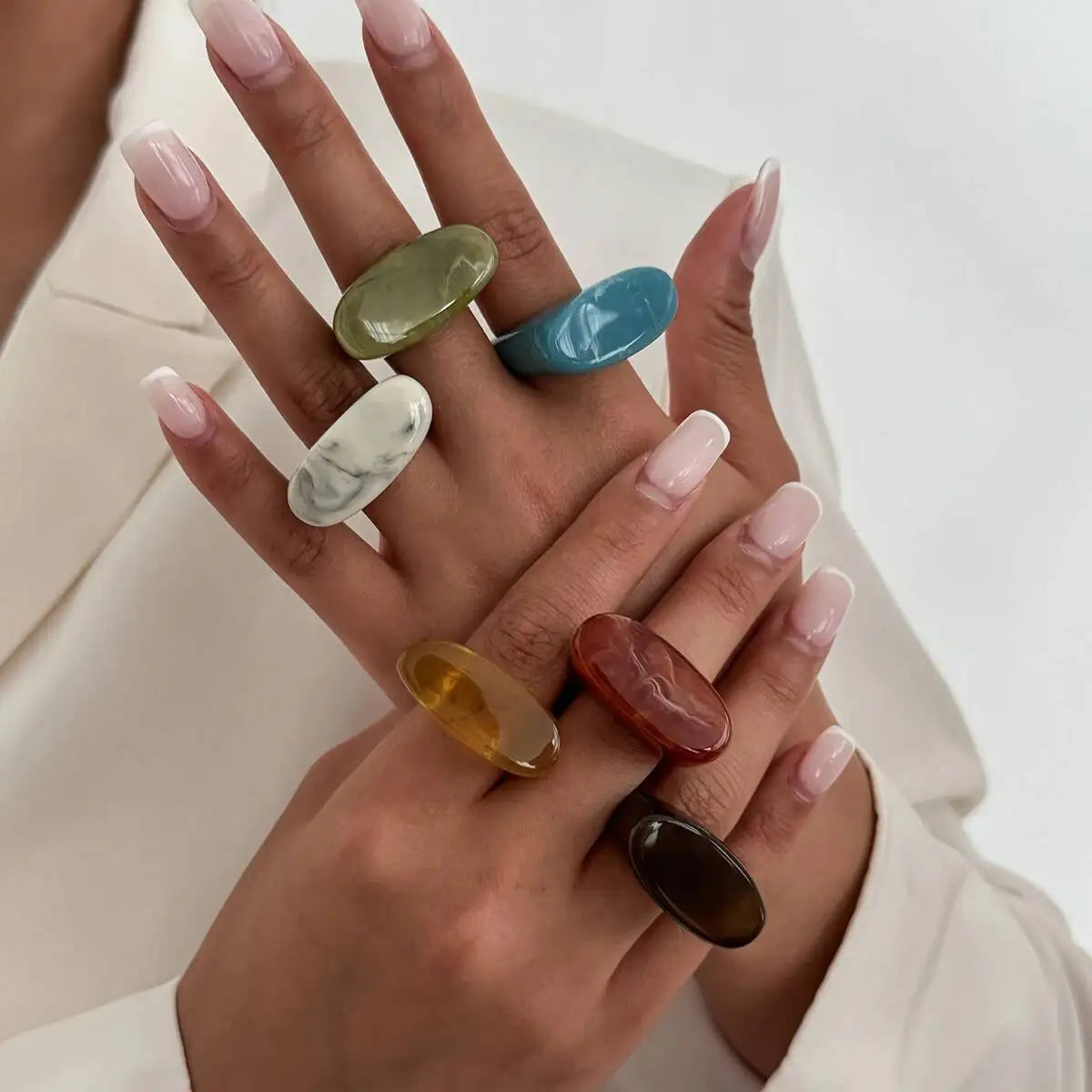 Boho Acrylic Ring