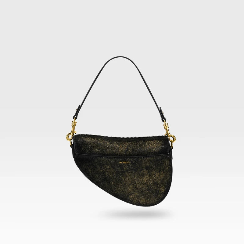 BAFELLI 2026 Leather Saddle Crossbody Bag